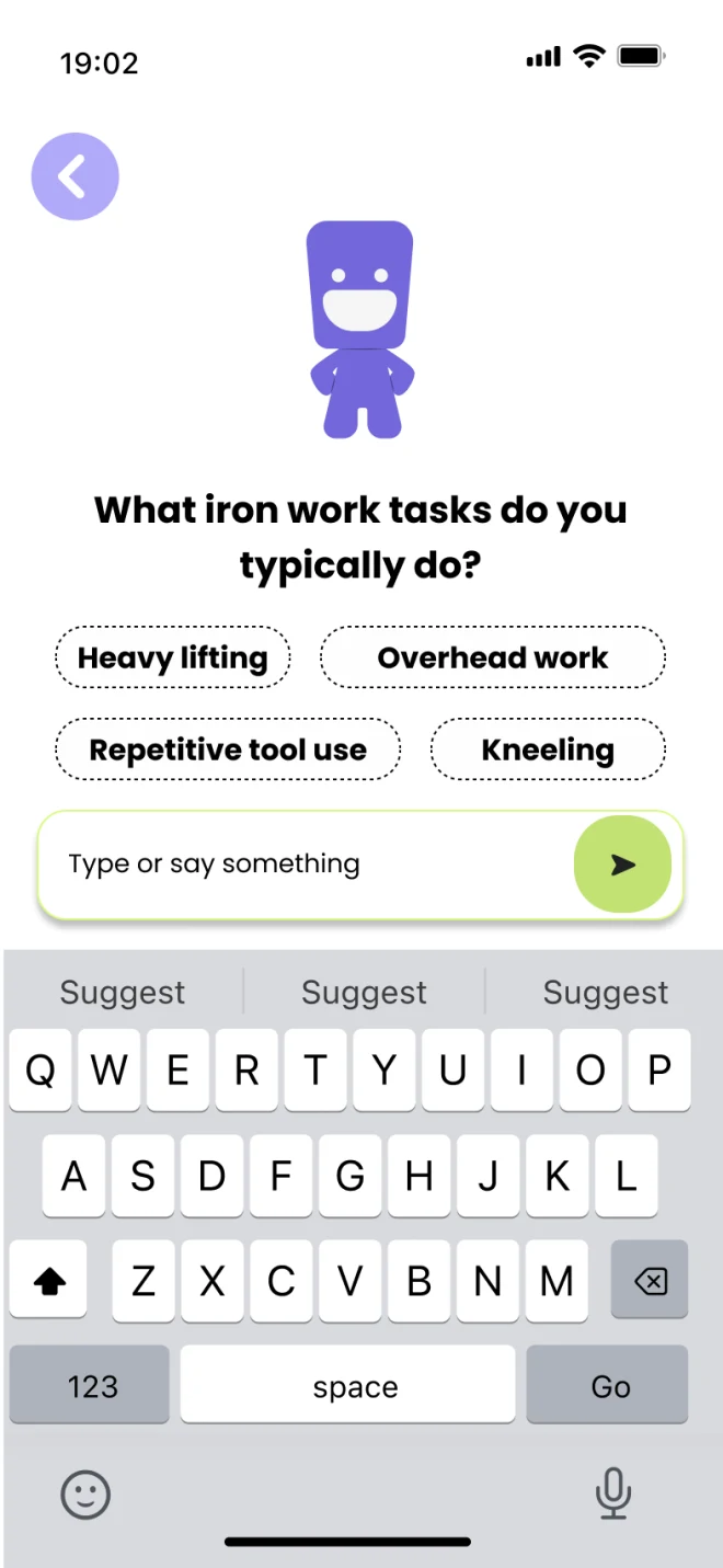 Tasks, typed